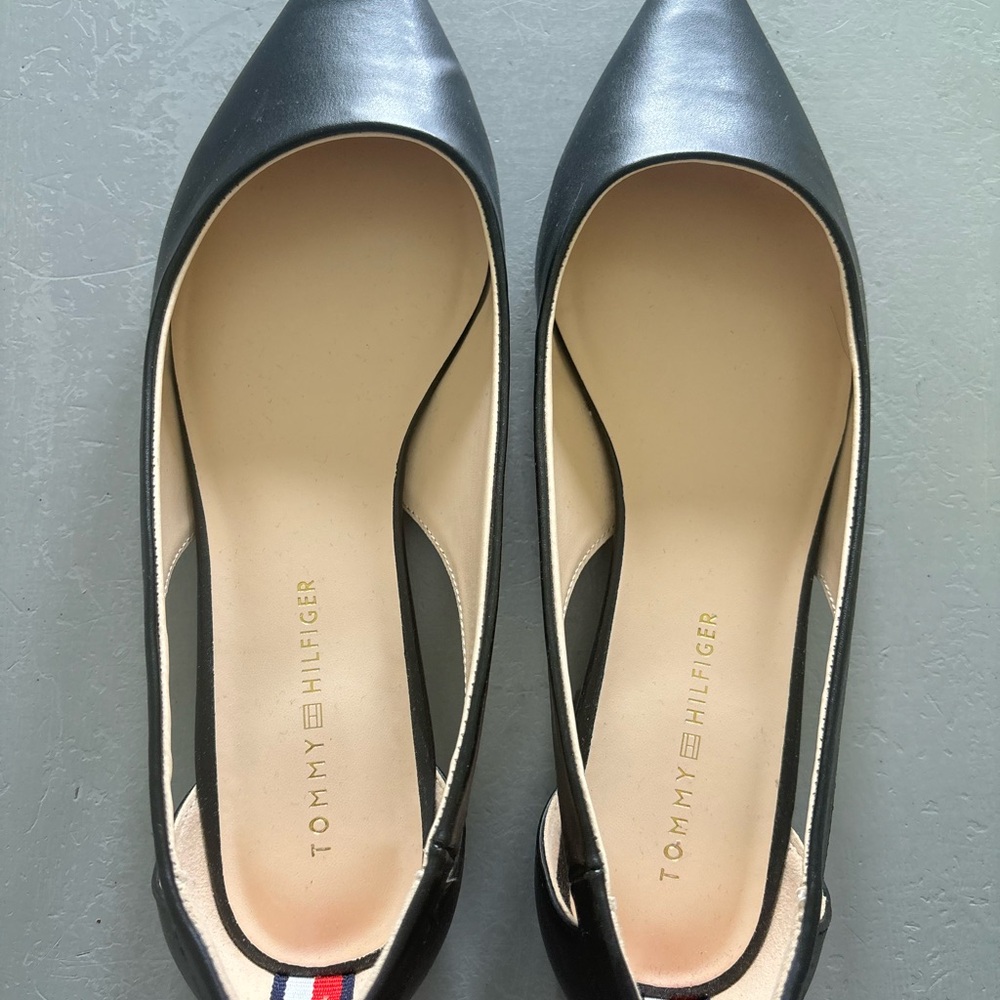 Tommy Hilfiger Black Flats & Loafers Shoes